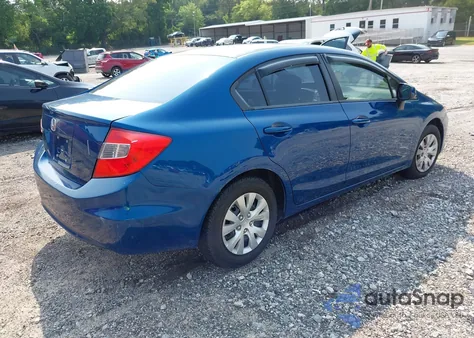 2012 Honda Civic Lx z USA, uszkodzony, nr VIN 19XFB2F56CE043126